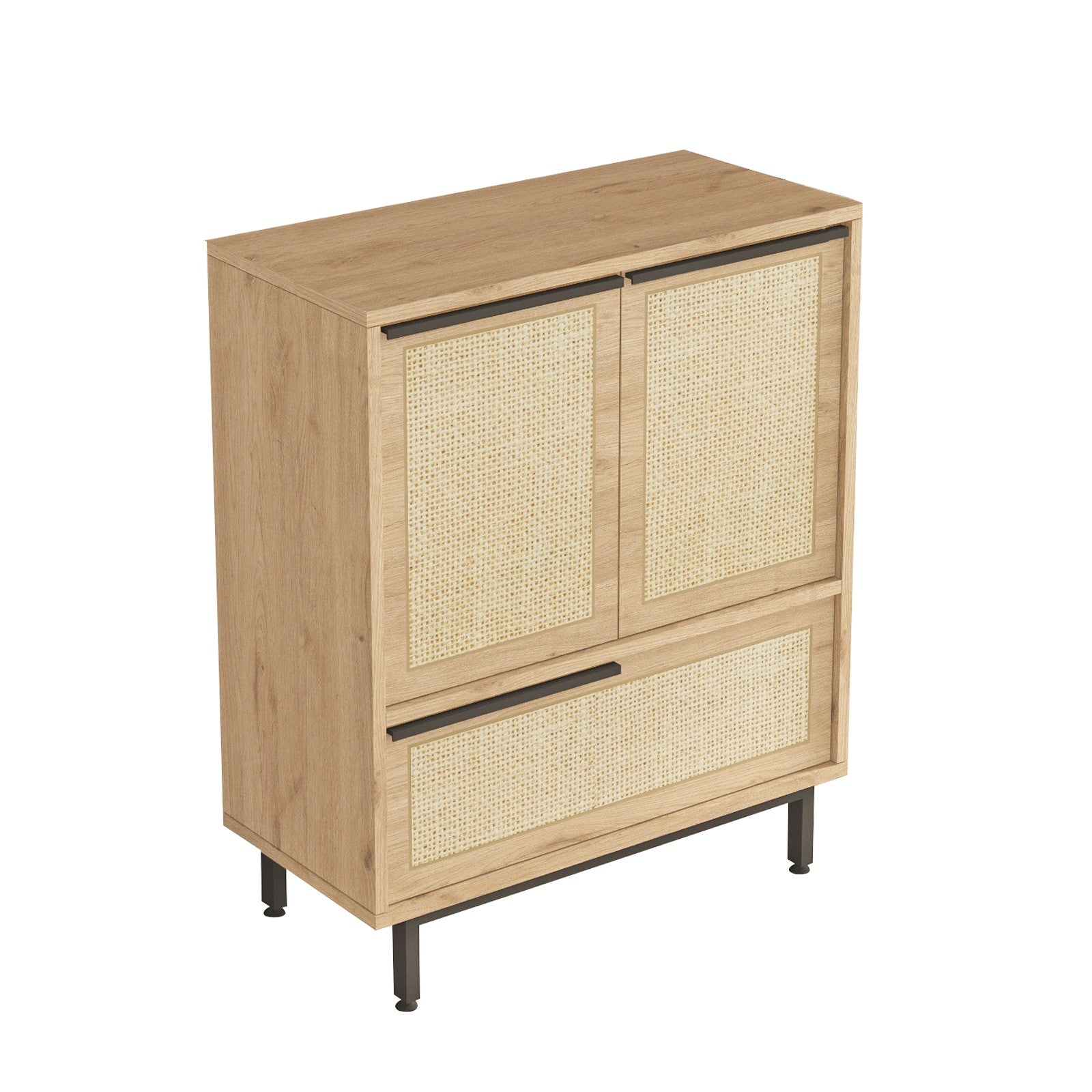 Sapateira estilosa – 74,8 x 90,4 x 35,5 cm – Nogueira e Carvalho – 100% melamina