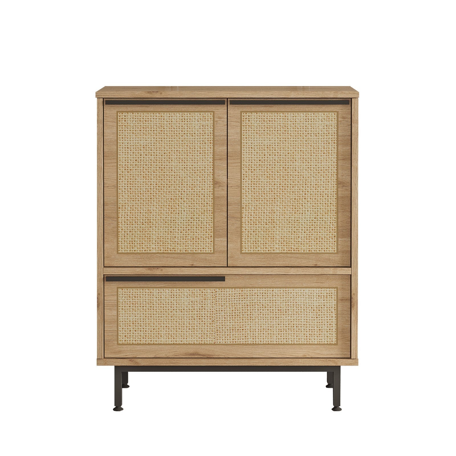 Sapateira estilosa – 74,8 x 90,4 x 35,5 cm – Nogueira e Carvalho – 100% melamina
