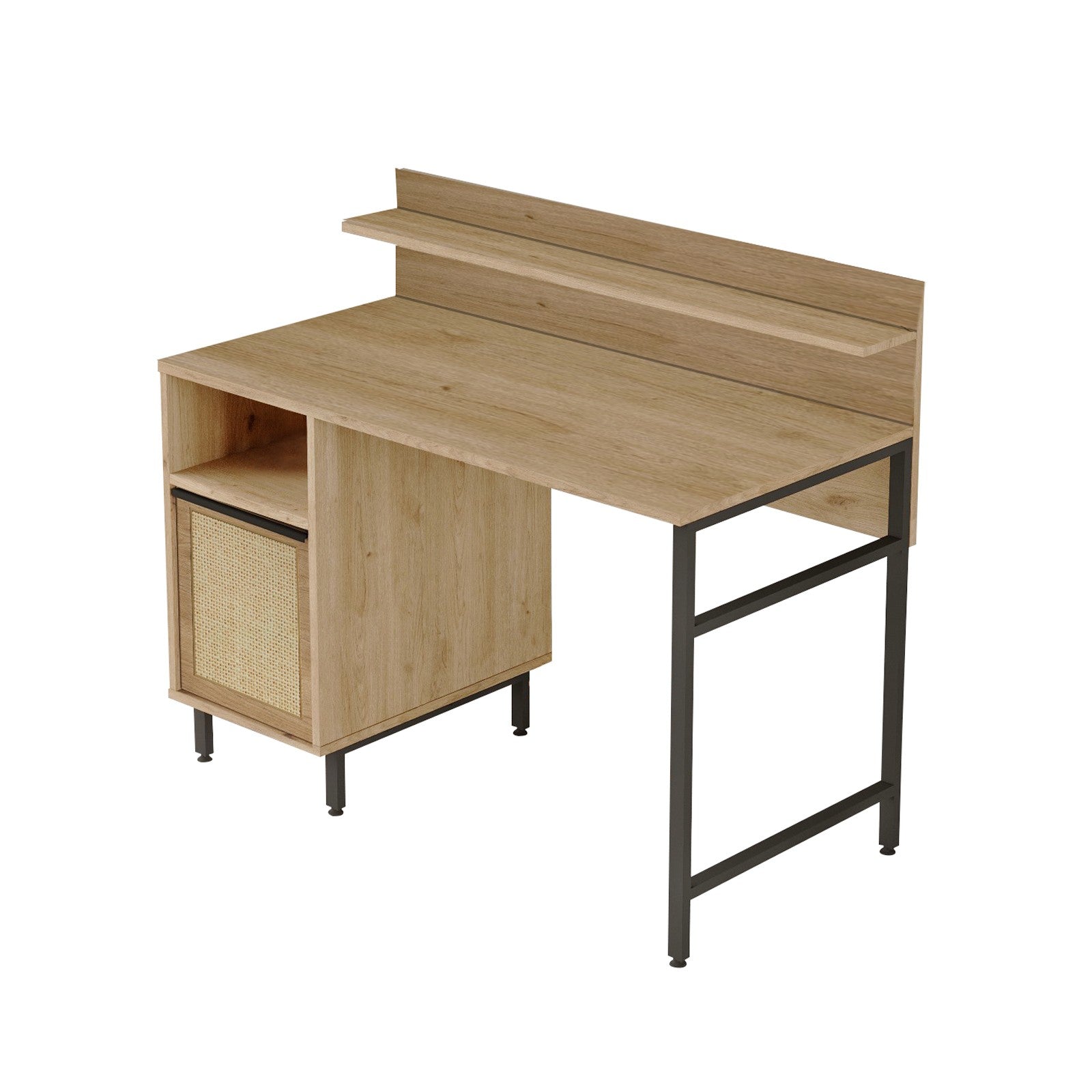 Secretária de Estudo – 120 x 54 x 99,8 cm – Nogueira e Carvalho – 100% Melamina