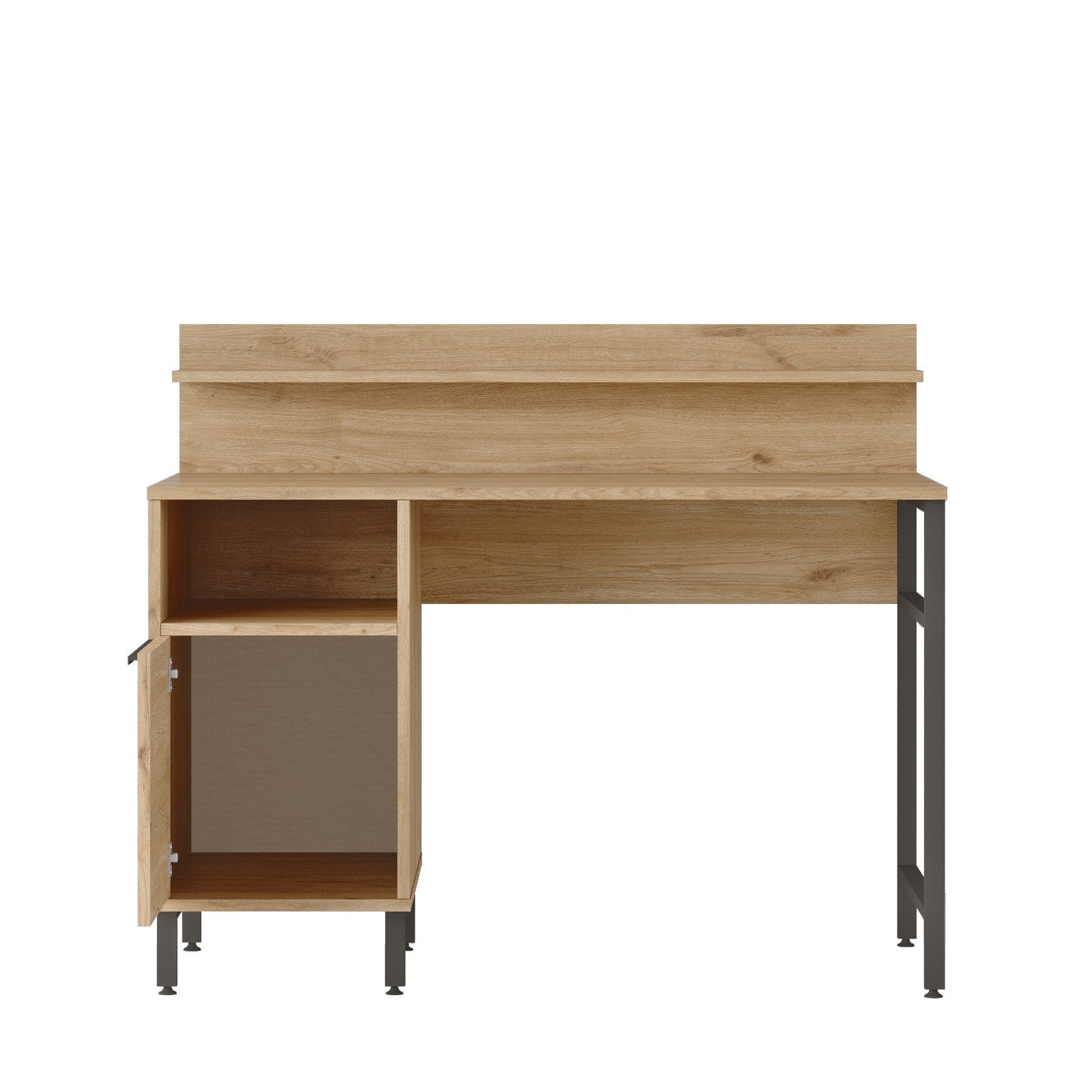 Secretária de Estudo – 120 x 54 x 99,8 cm – Nogueira e Carvalho – 100% Melamina