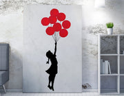 Tela decorativa emoldurada – 70 x 100 cm – com moldura de madeira