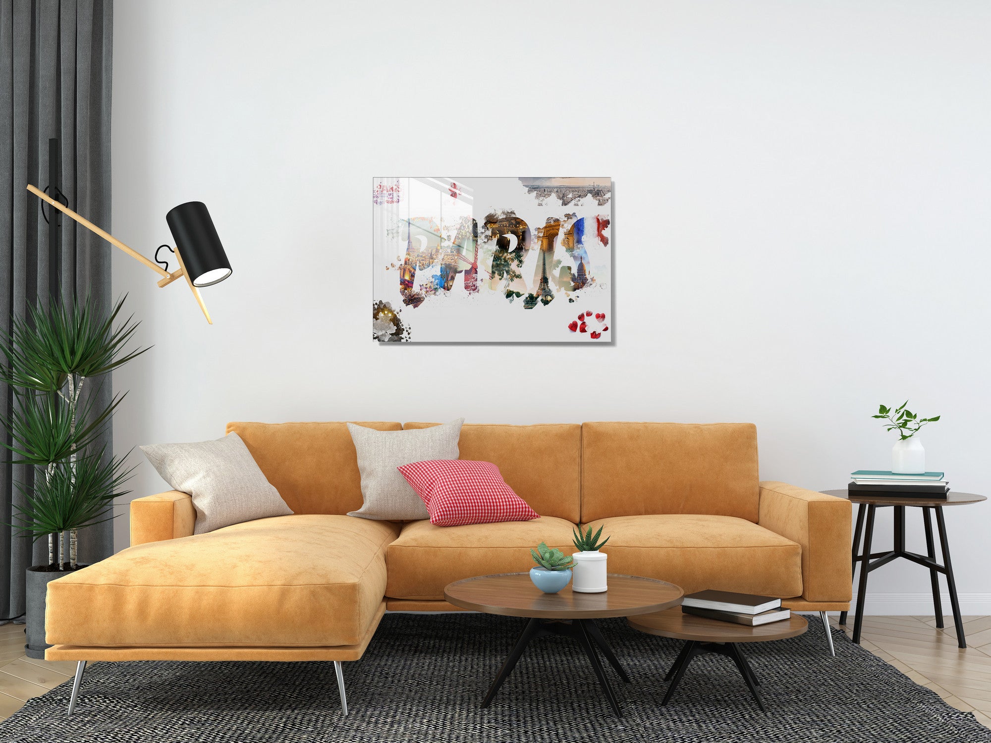 Quadro Decorativo em Vidro Temperado Multicolor 50x70cm - Arte Moderna para Transformar o Seu Espaço