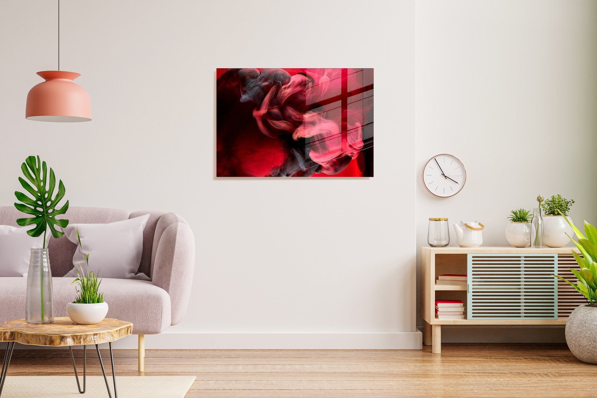 Quadro Decorativo em Vidro Temperado Multicolor 70x100cm - Arte Moderna para Transformar o Seu Espaço