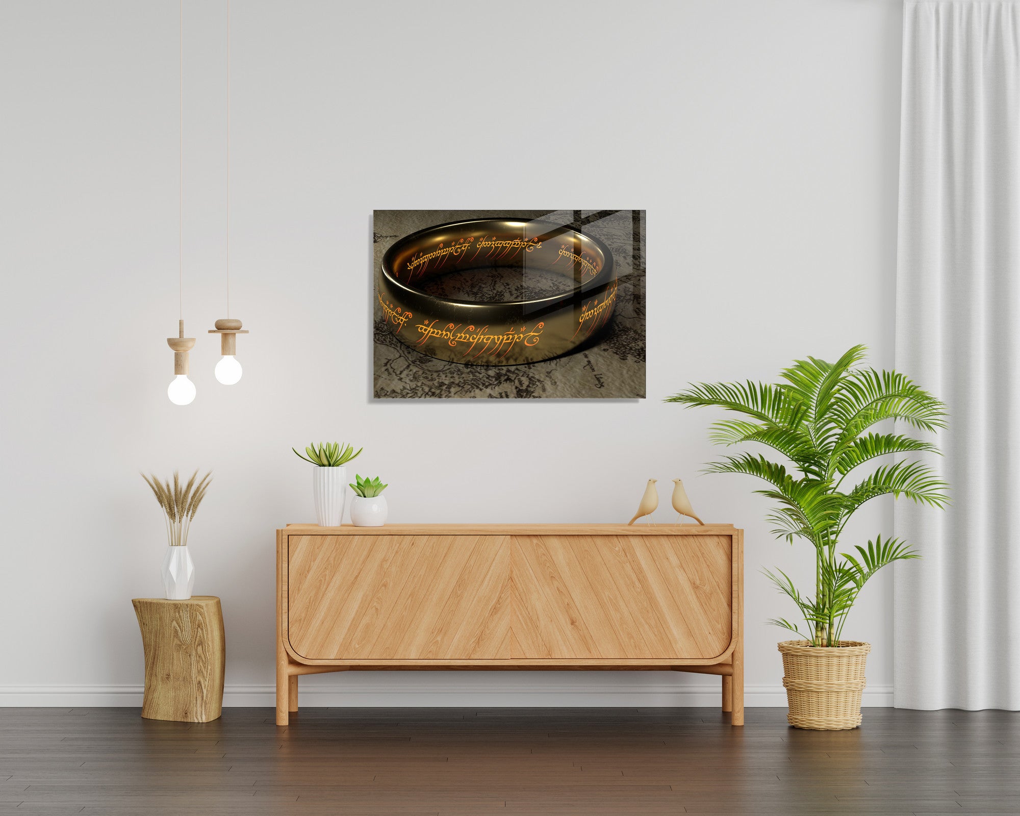 Quadro Decorativo em Vidro Temperado Multicolor 45x65cm - Arte Moderna para Transformar o Seu Espaço