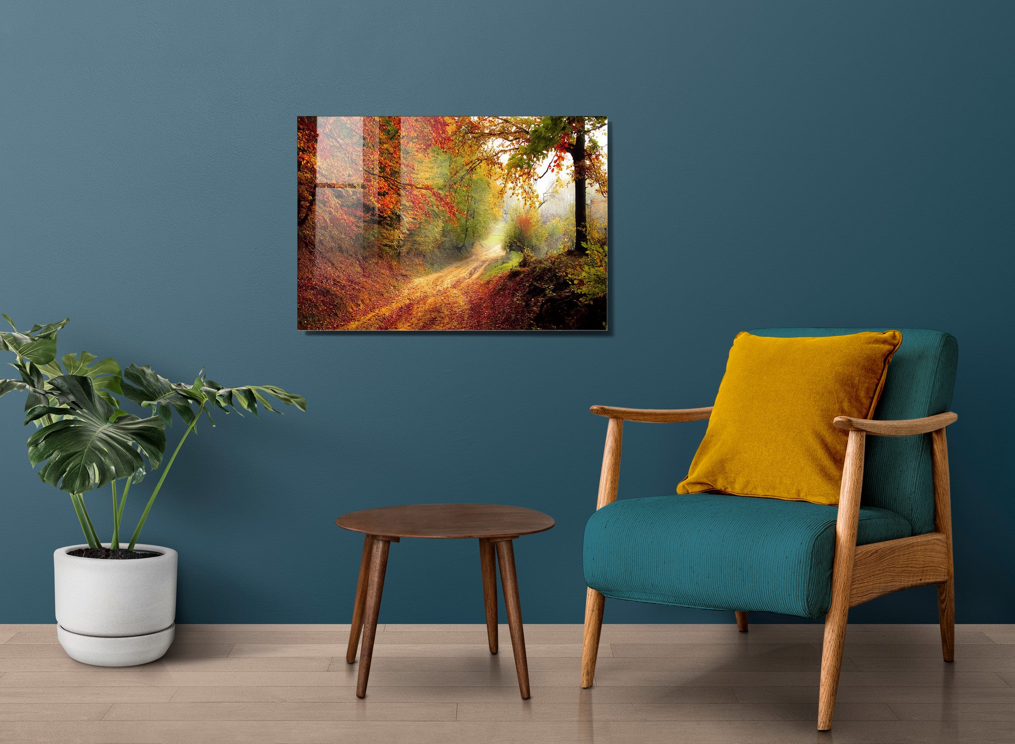 Quadro Decorativo em Vidro Temperado Multicolor 50x70cm - Arte Moderna para Transformar o Seu Espaço