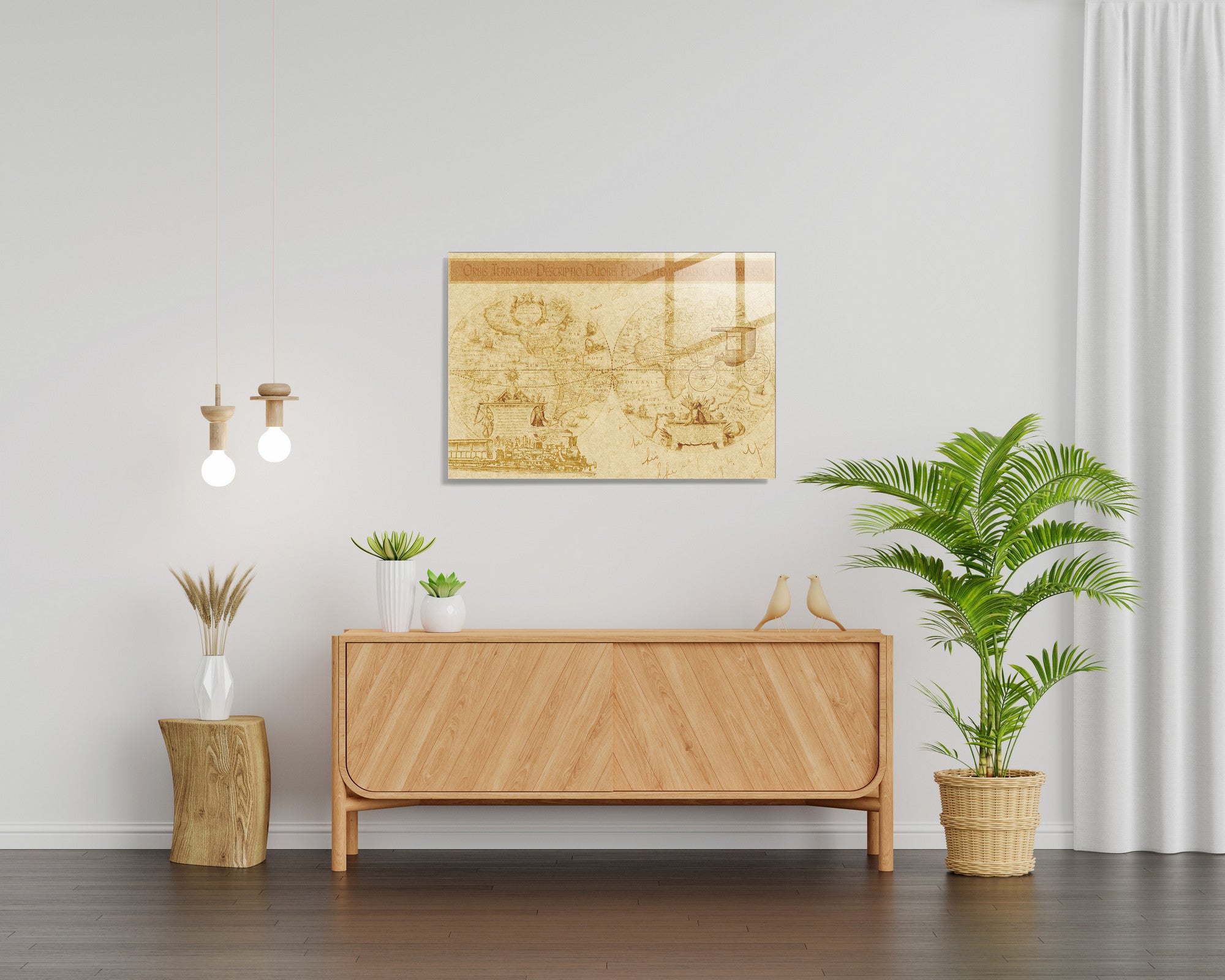 Quadro Decorativo em Vidro Temperado Multicolor 50x70cm - Arte Moderna para Transformar o Seu Espaço