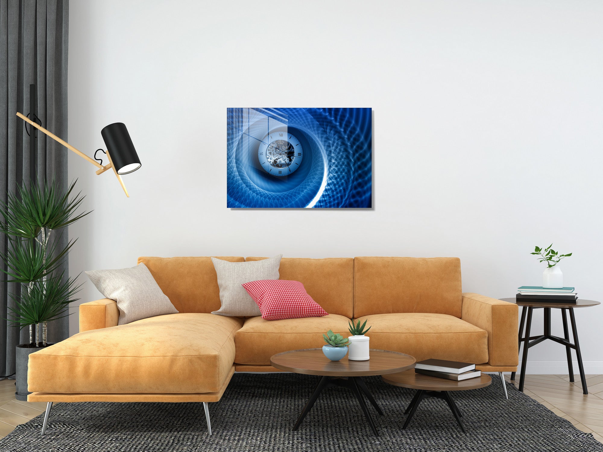 Quadro Decorativo em Vidro Temperado Multicolor 70x100cm - Arte Moderna para Transformar o Seu Espaço