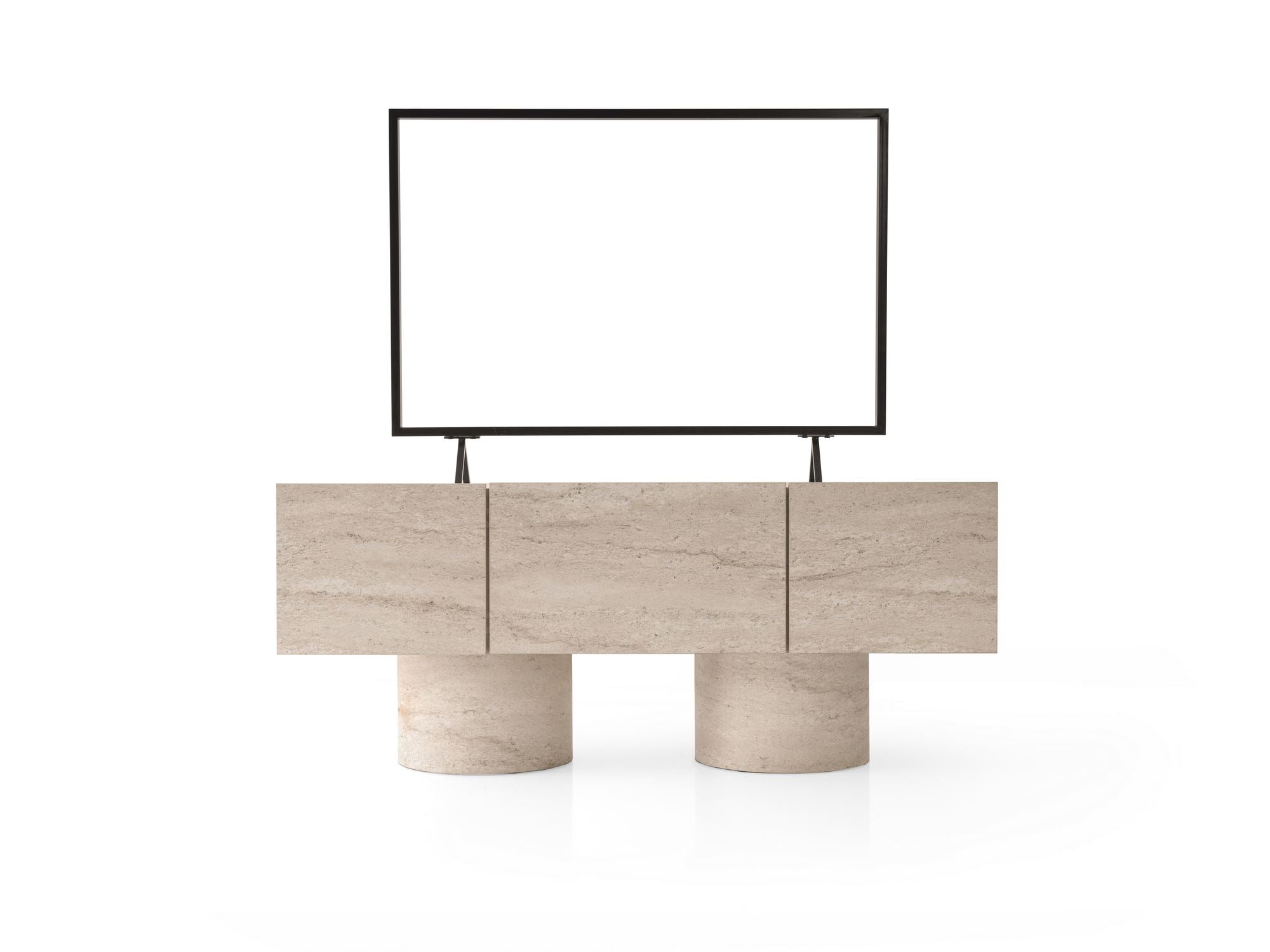 Móvel de TV – 150 cm x 87 cm – Travertino – Painel de partículas