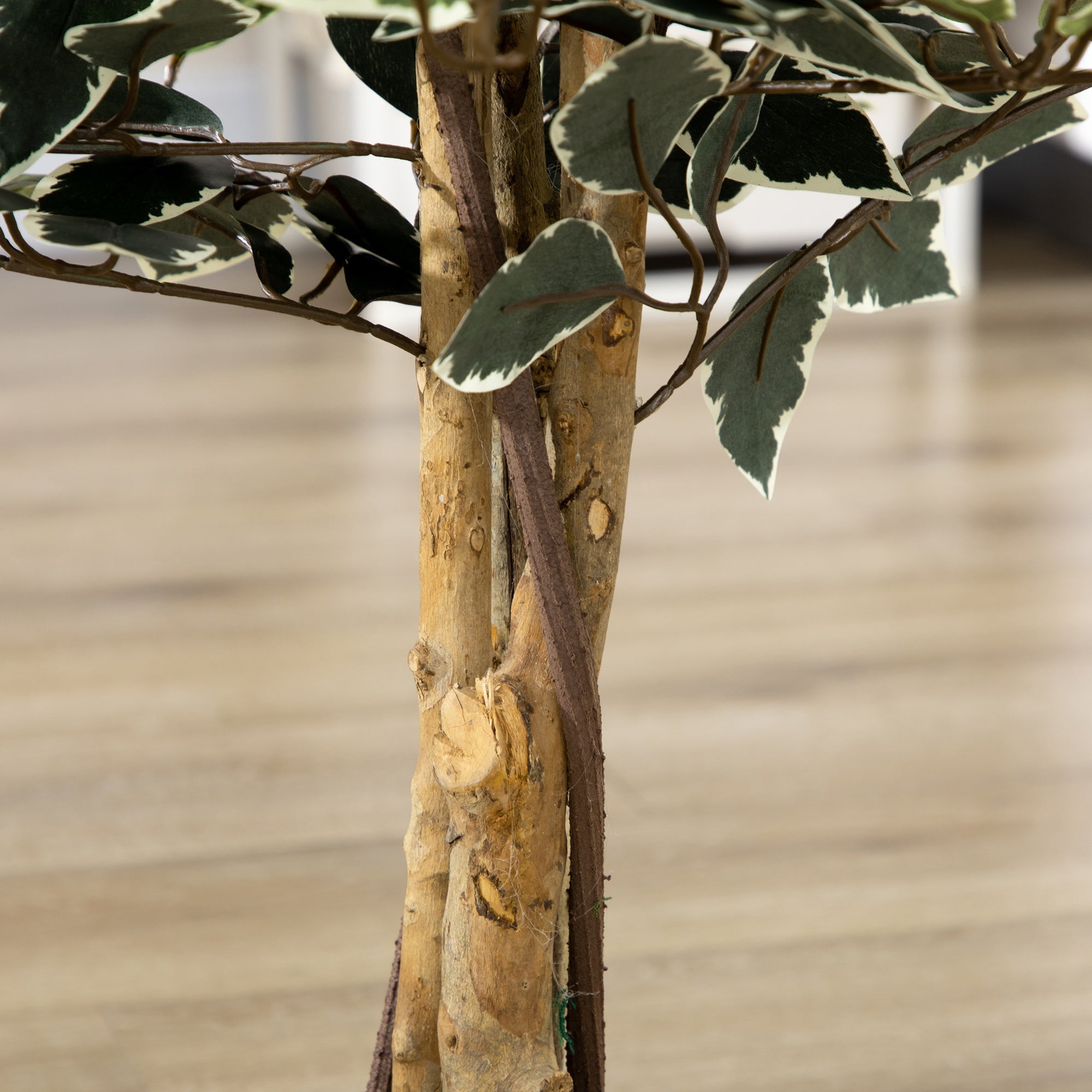 Planta Artificial de Ficus – 130 cm – Verde – Plástico PE