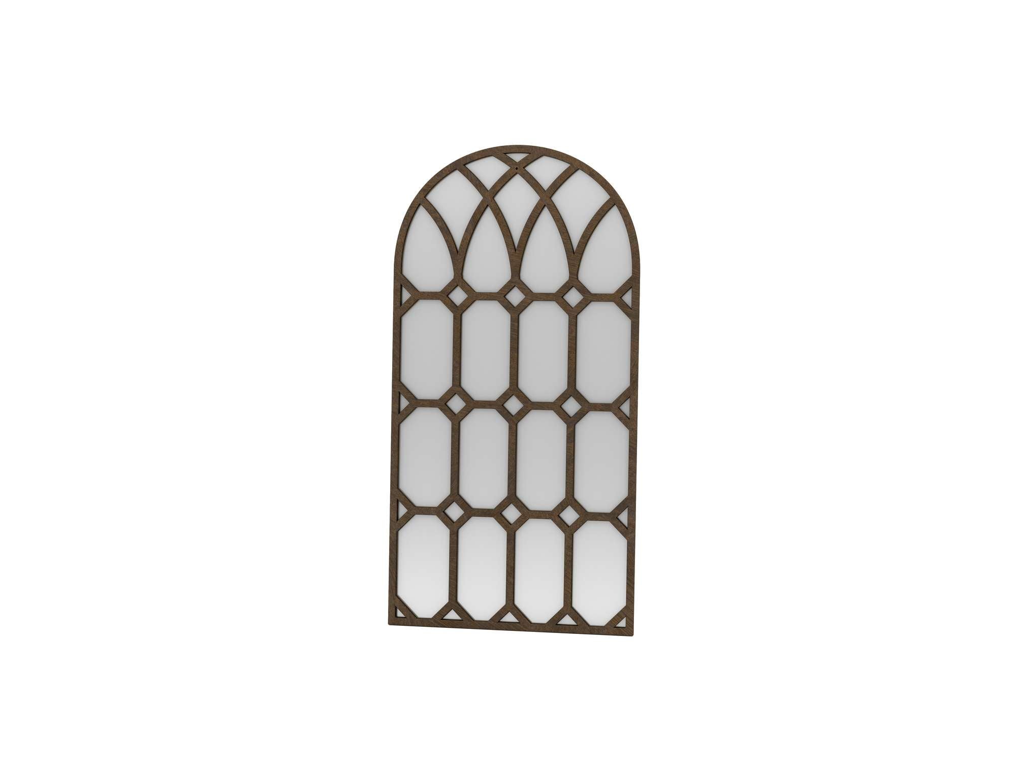 Espelho Cheval Castanho 90x180cm - MDF 100% com Fixação de Parede Incluída