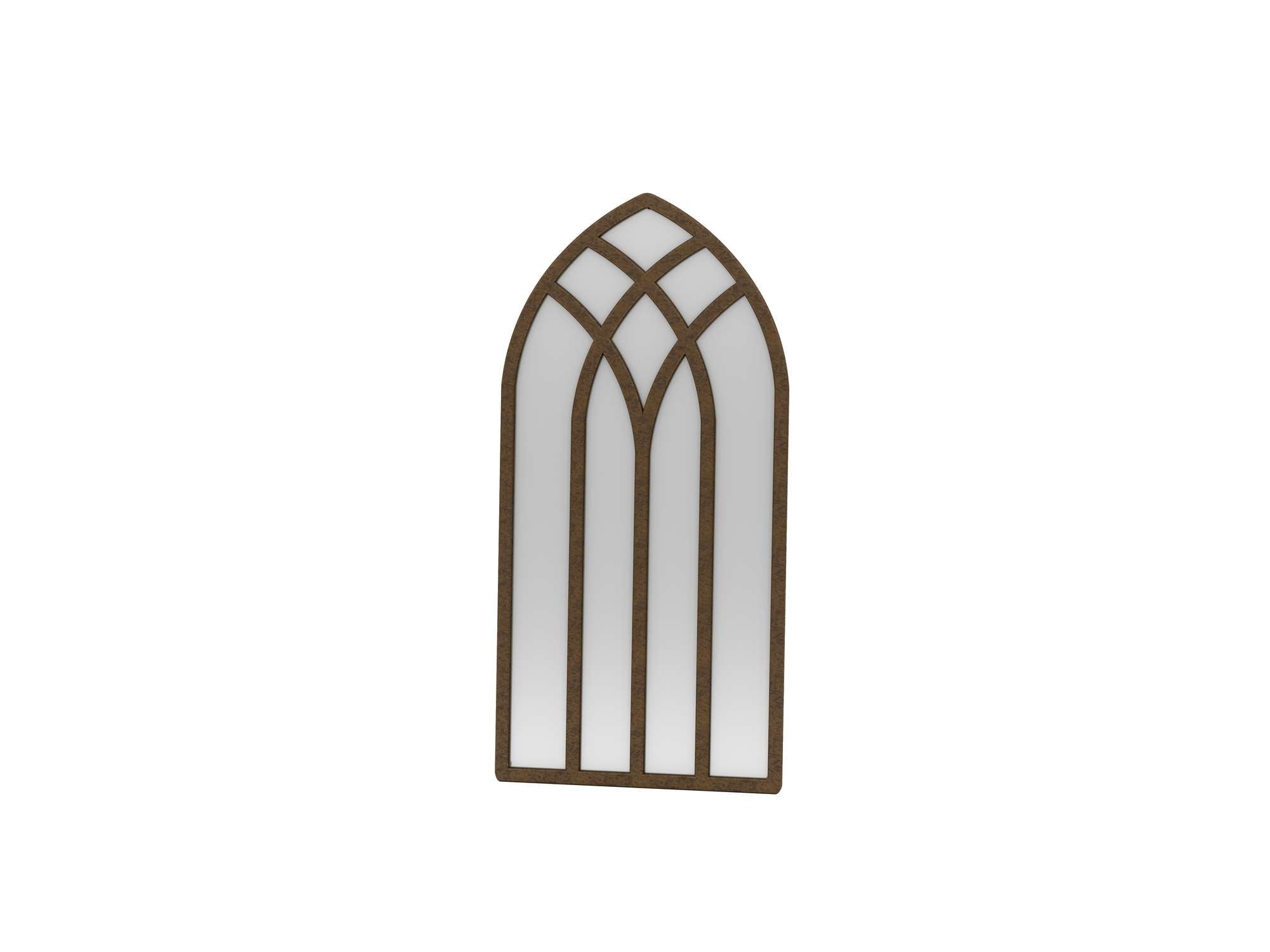 Espelho Cheval Castanho 90x180cm - MDF 100% com Fixação de Parede Incluída
