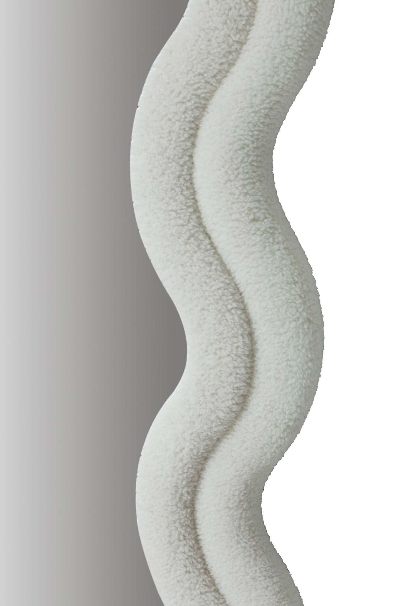 Espelho Cheval Creme 65x170cm - MDF com Fixação de Parede Incluída
