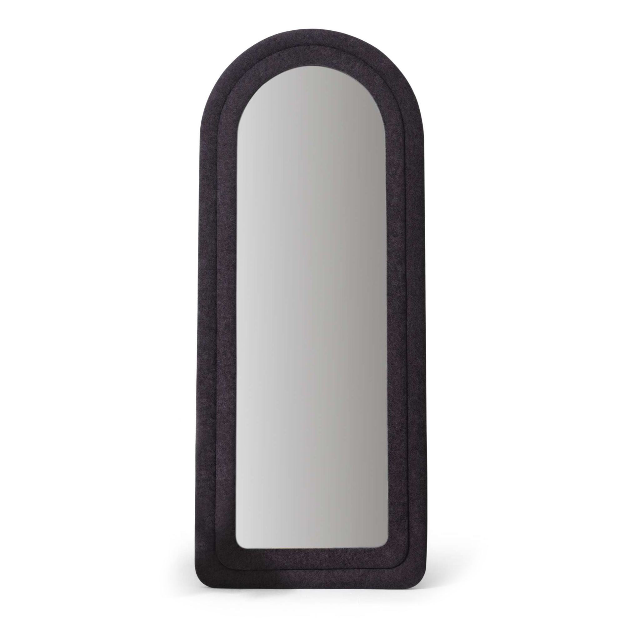 Espelho Cheval Preto 170cm - MDF com Fixação de Parede Incluída