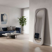 Espelho Cheval Cor Mink 65x170cm - MDF com Fixação de Parede Incluída