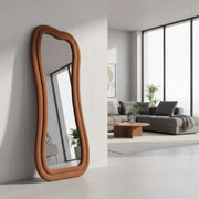 Espelho Cheval Vermelho Tijolo 65x170cm - MDF com Fixação de Parede