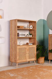 Estante de Madeira de Faia – 90 x 40 x 58 cm – Carvalho