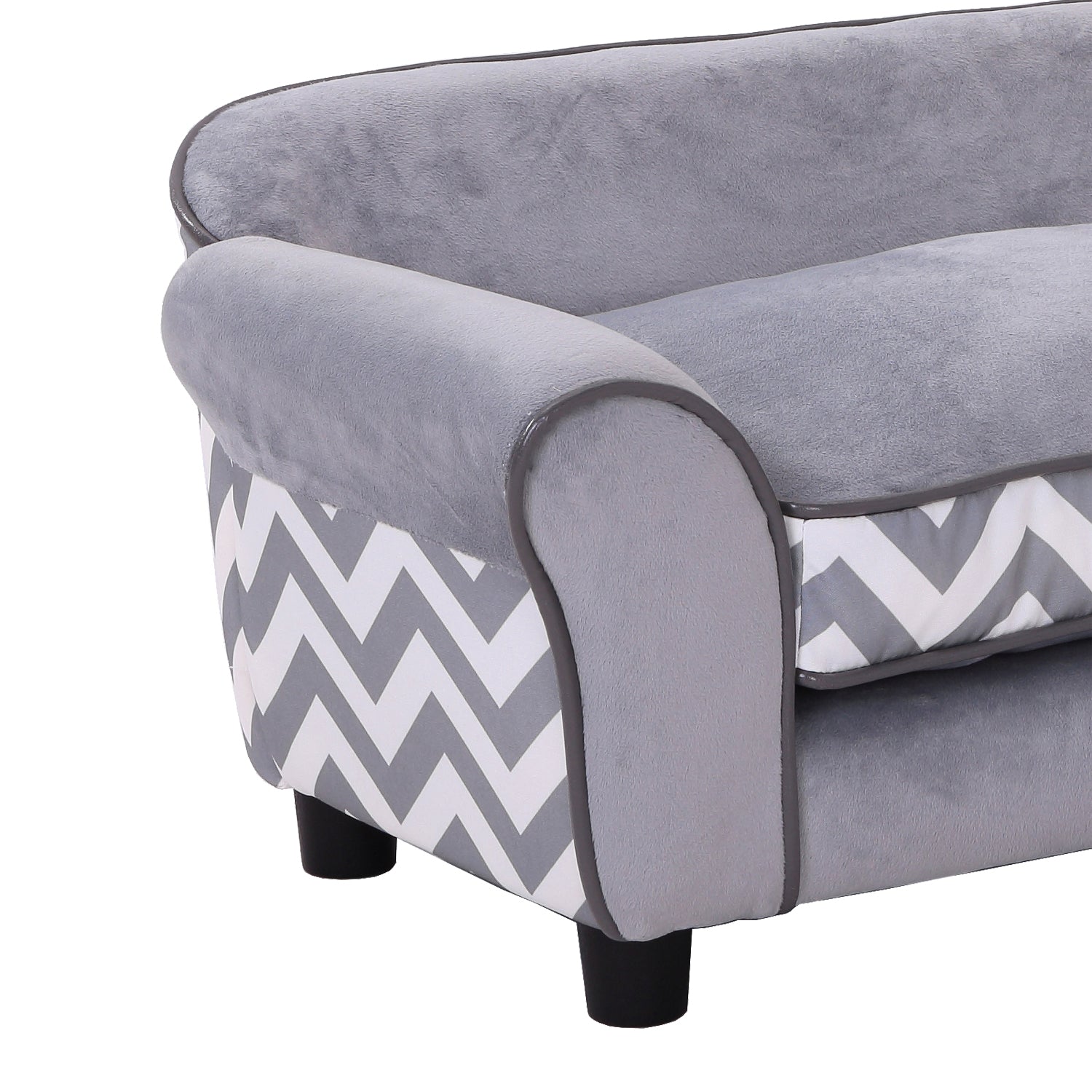 Sofá para Animais de Estimação Cinza 73,5x41x33 cm - Conforto e Estilo para o seu Pet