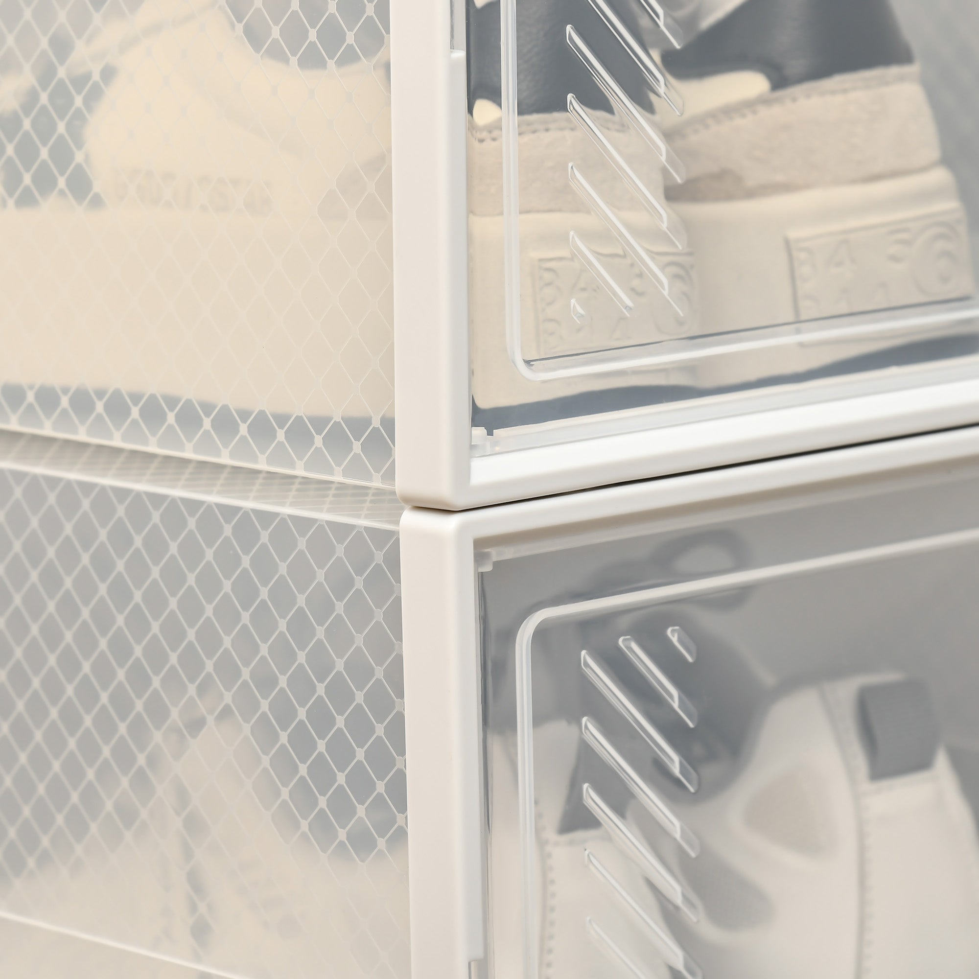 Organizador de Sapatos Modular – 25x35x19cm – Transparente – PP