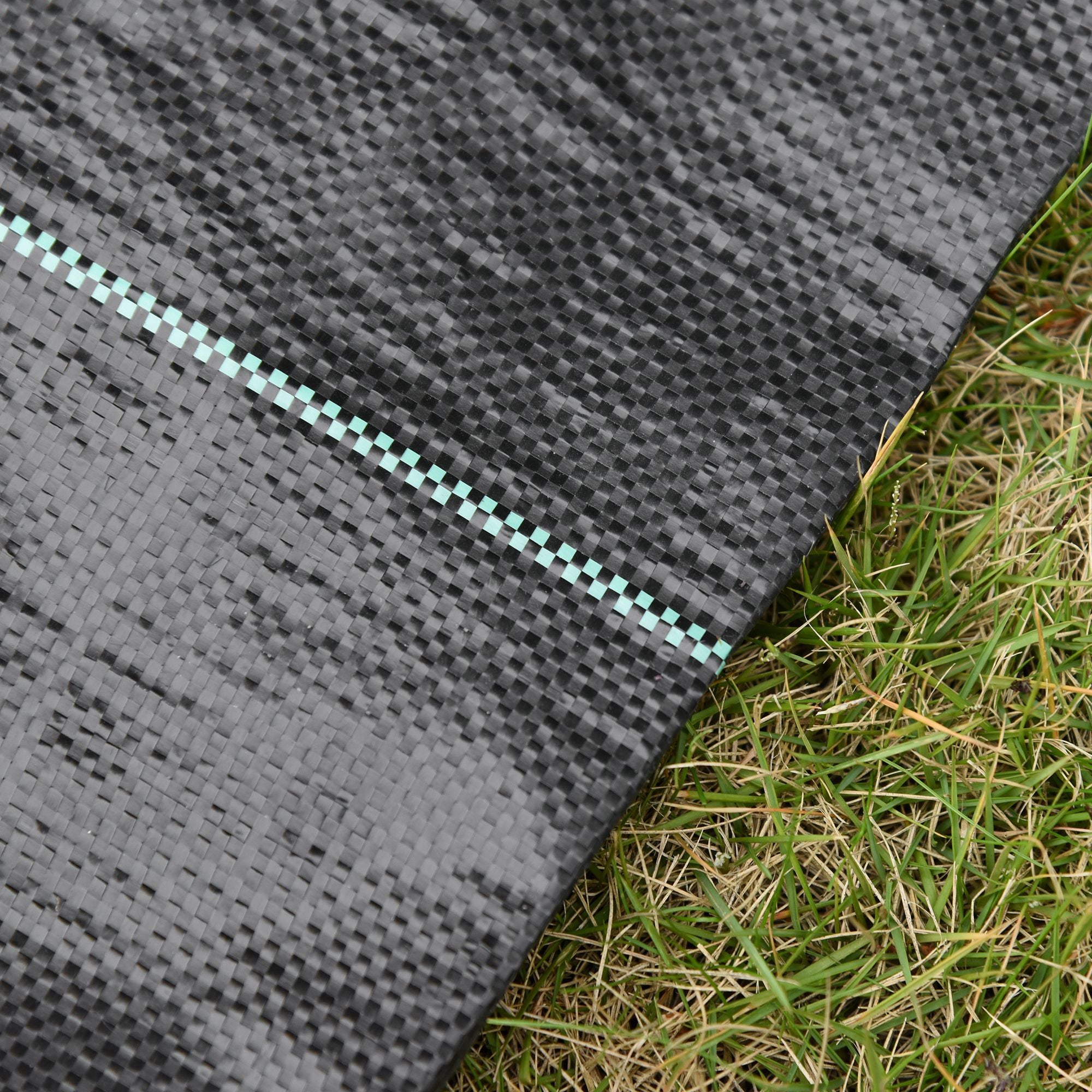 Malha Geotêxtil Preto 2x50 m - Materiais de Jardim