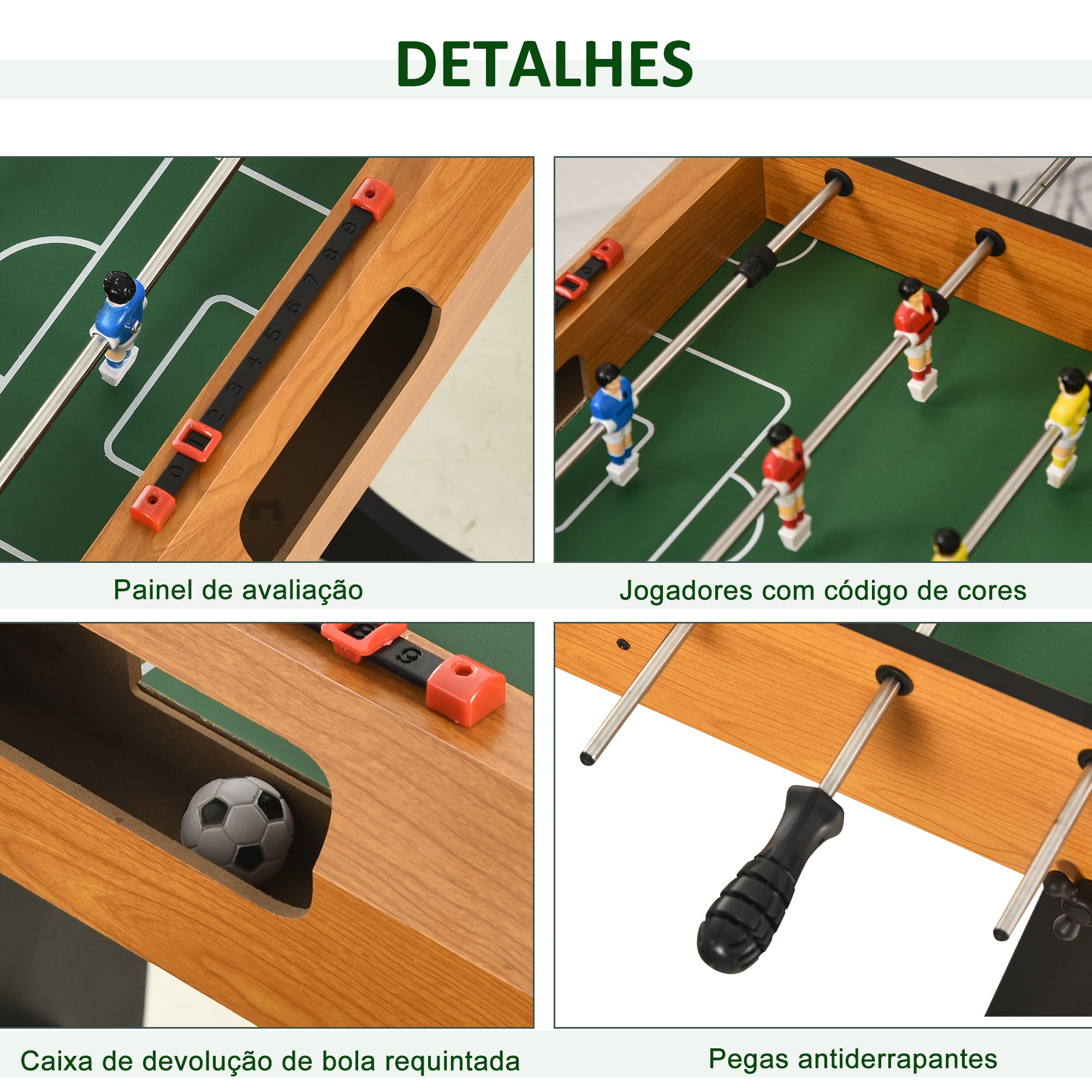 Mesa de Matraquilho Dobrável 98x42x62,5 cm - Madeira e Preto