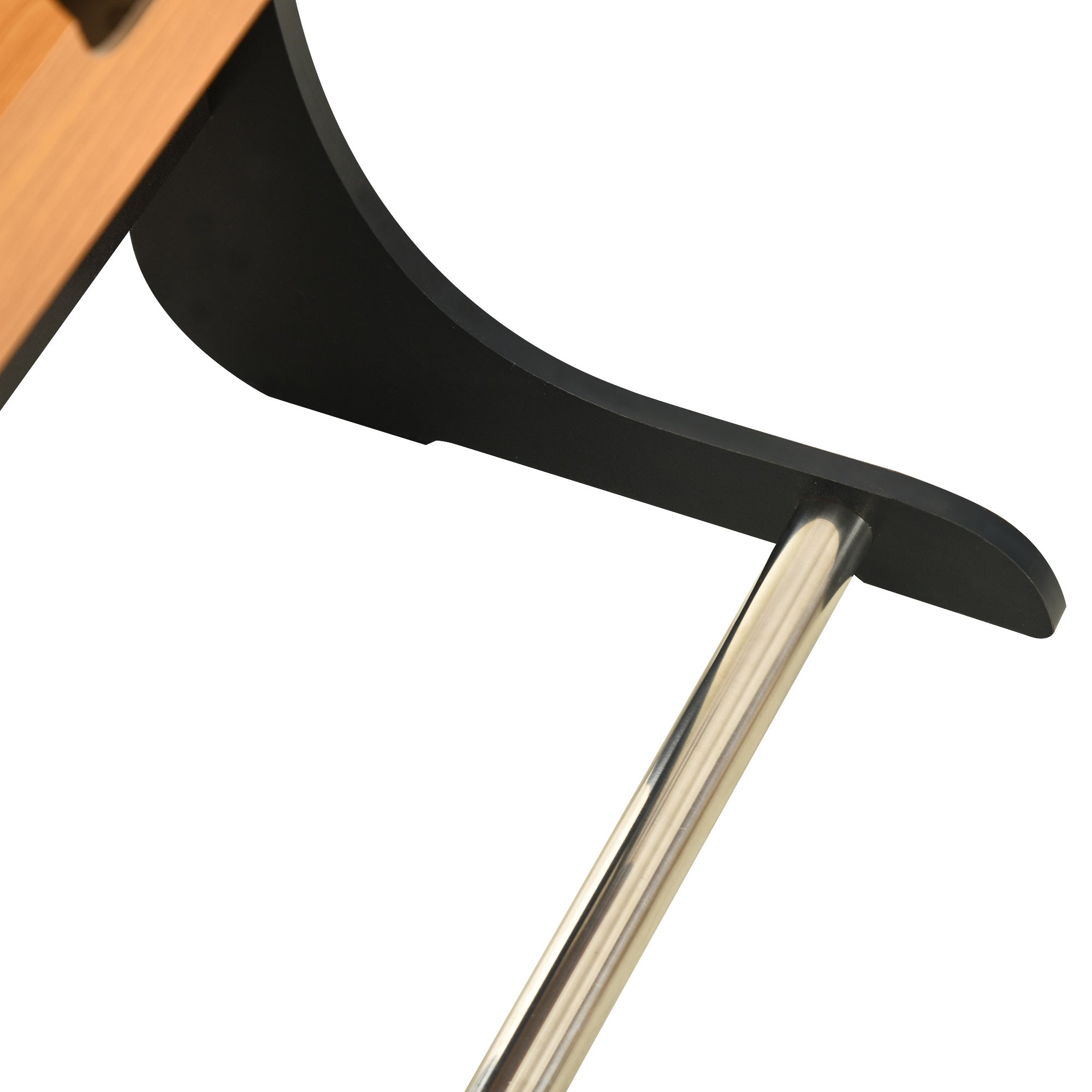 Mesa de Matraquilho Dobrável 98x42x62,5 cm - Madeira e Preto