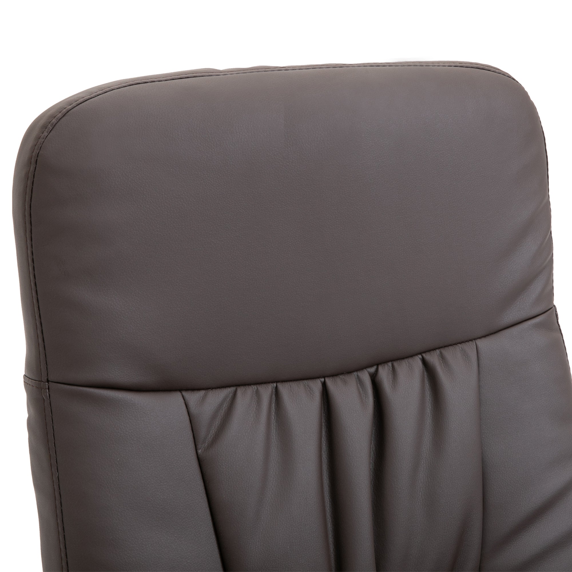 Poltrona Relax Reclinável – 81x81x105 cm – Marrom – PU, espuma e metal