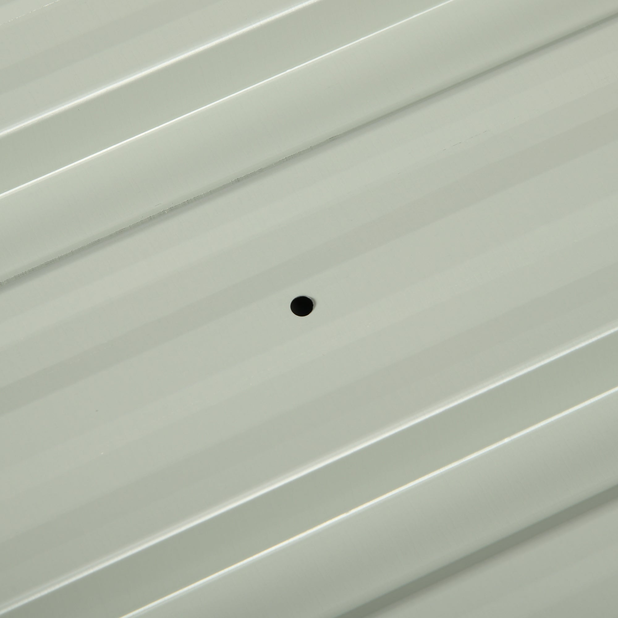 Conjunto de 12 Painéis para Teto em Aço Galvanizado 129x45 cm - Cinza Escuro