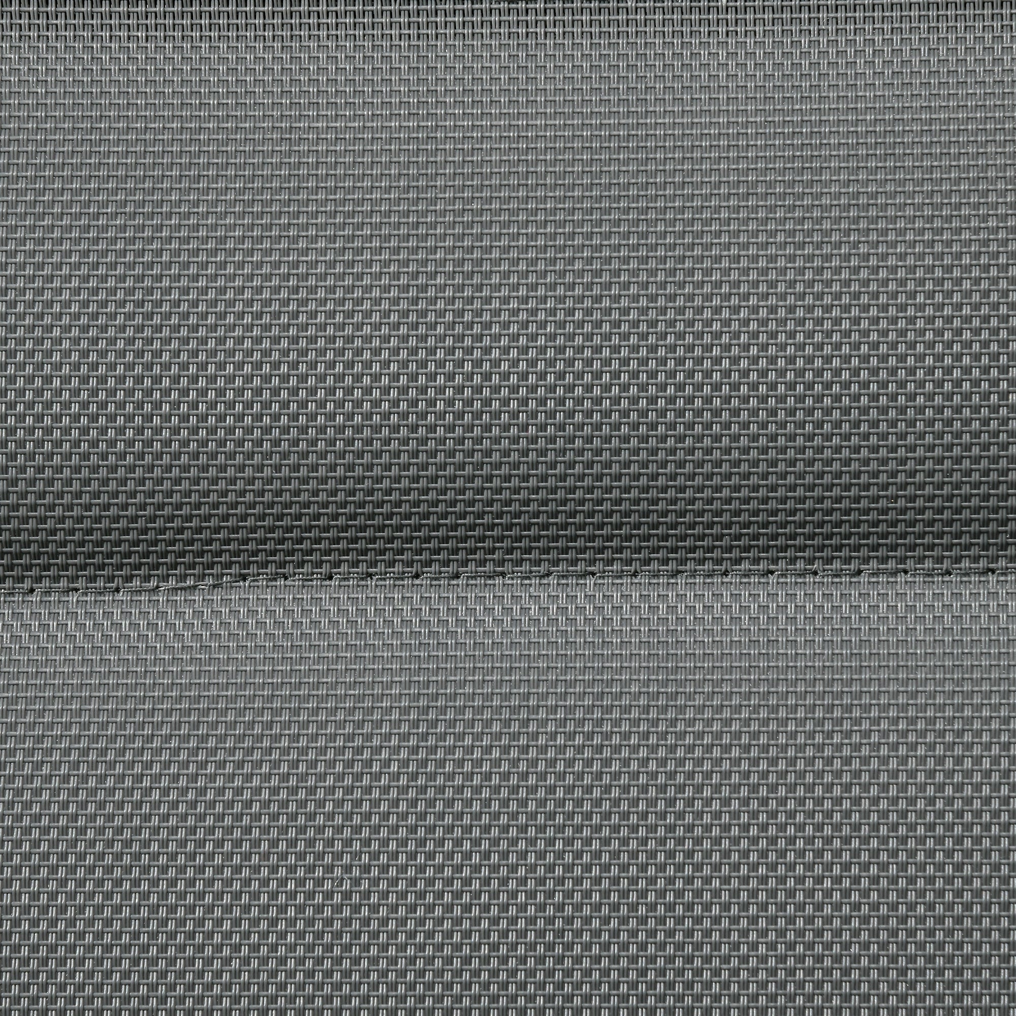 Conjunto de Móveis de Jardim 7 Peças – 90-180x89x74cm – Cinza – Alumínio e Textilene