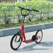 Trotinete Infantil Vermelha com Guiador Ajustável 139x58x90-96 cm