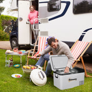 Mini Geleira Portátil - 25L Branco 58.5x33.5x35.2cm