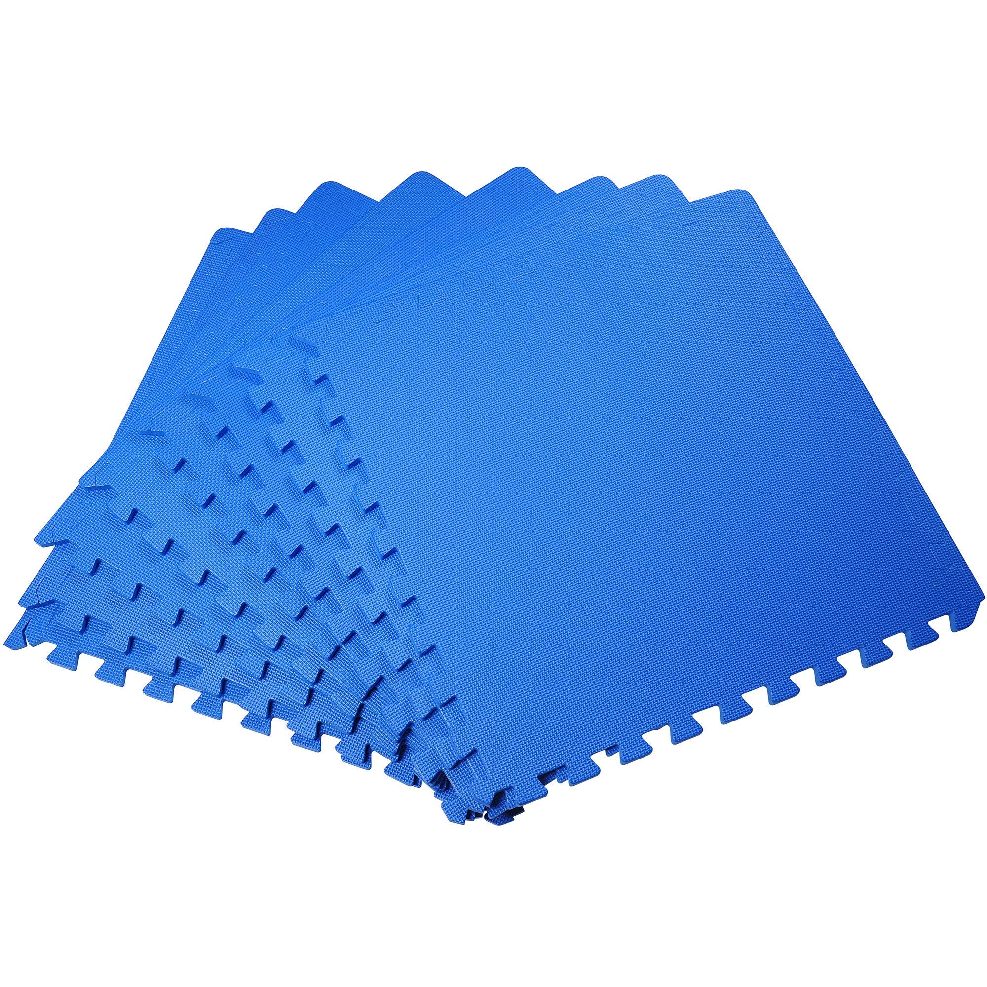 Tapete Puzzle para Crianças e Bebés - Azul - 2,88m²