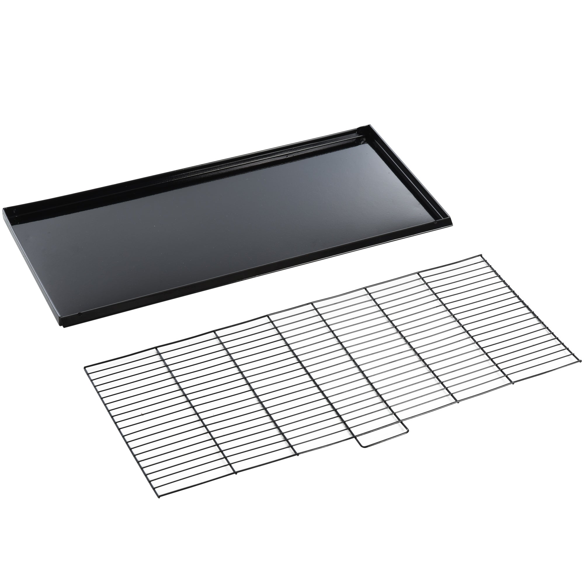 Gaiola para Pássaros com Divisória 59,5x26,5x39,5 cm - Cor Preto