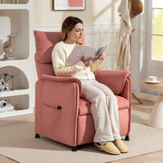 Poltrona Relax Reclinável Elétrica 80x83x104 cm - Laranja