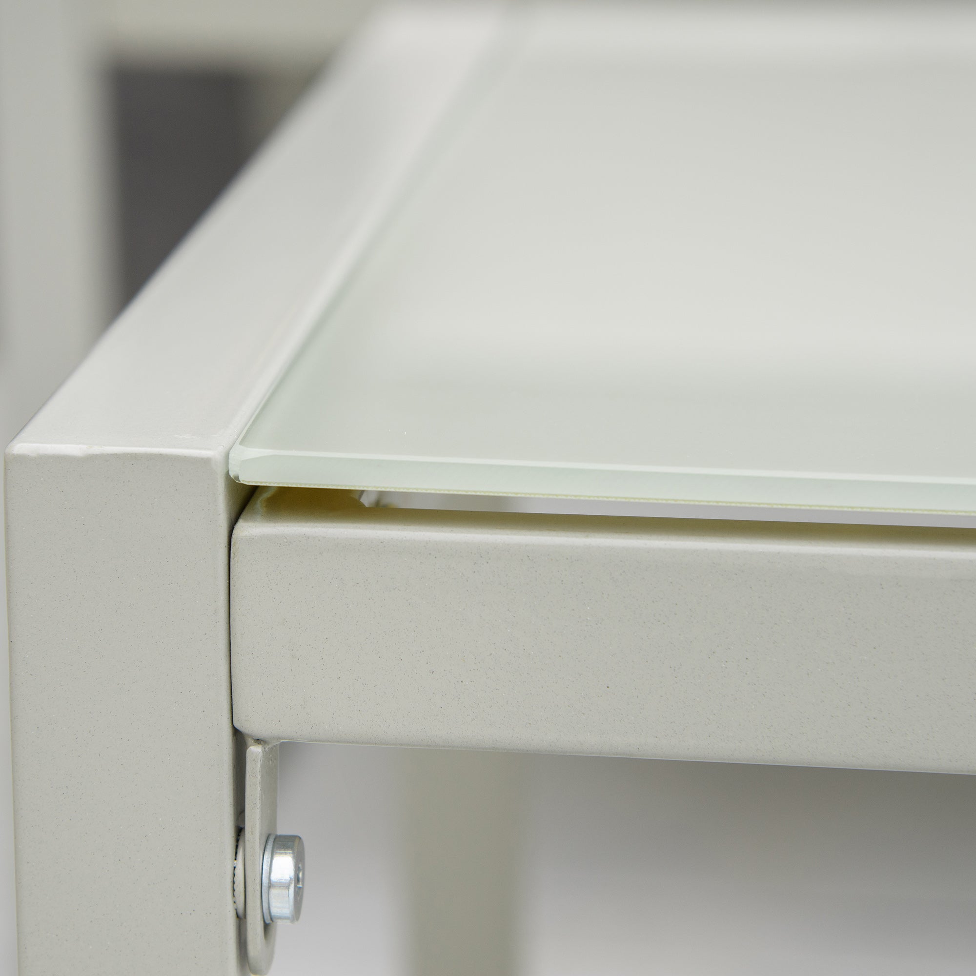 Conjunto de Móveis de Jardim em Vime – 116x68,5x79 cm – Cinza Claro – Aço, Vime PE, Poliéster, Madeira de Teca