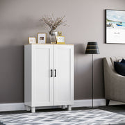 Armário de Sala de Estar Moderno – 60x30x90 cm – Branco – Melamina