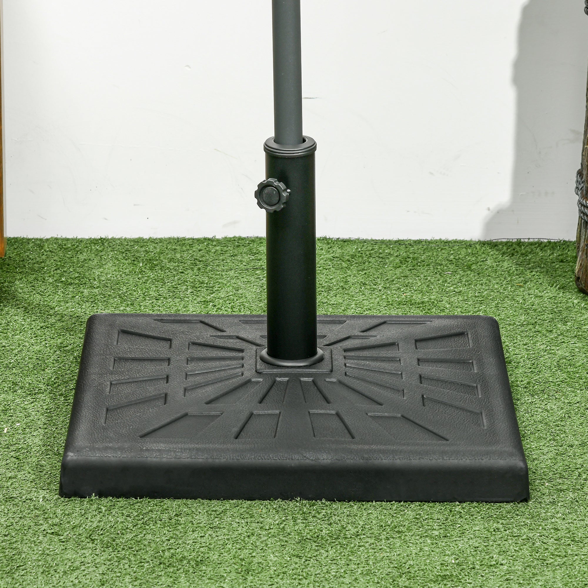 Base para Chapéu de Sol – 51x51x32 cm – Preto – Resina