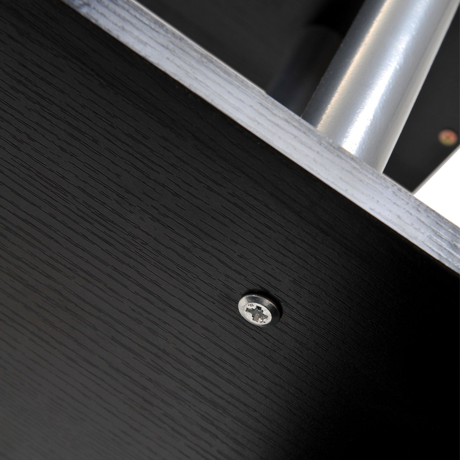 Estante de Madeira 80x30x145cm - Cor Preto