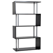 Estante de Madeira 80x30x145cm - Cor Preto