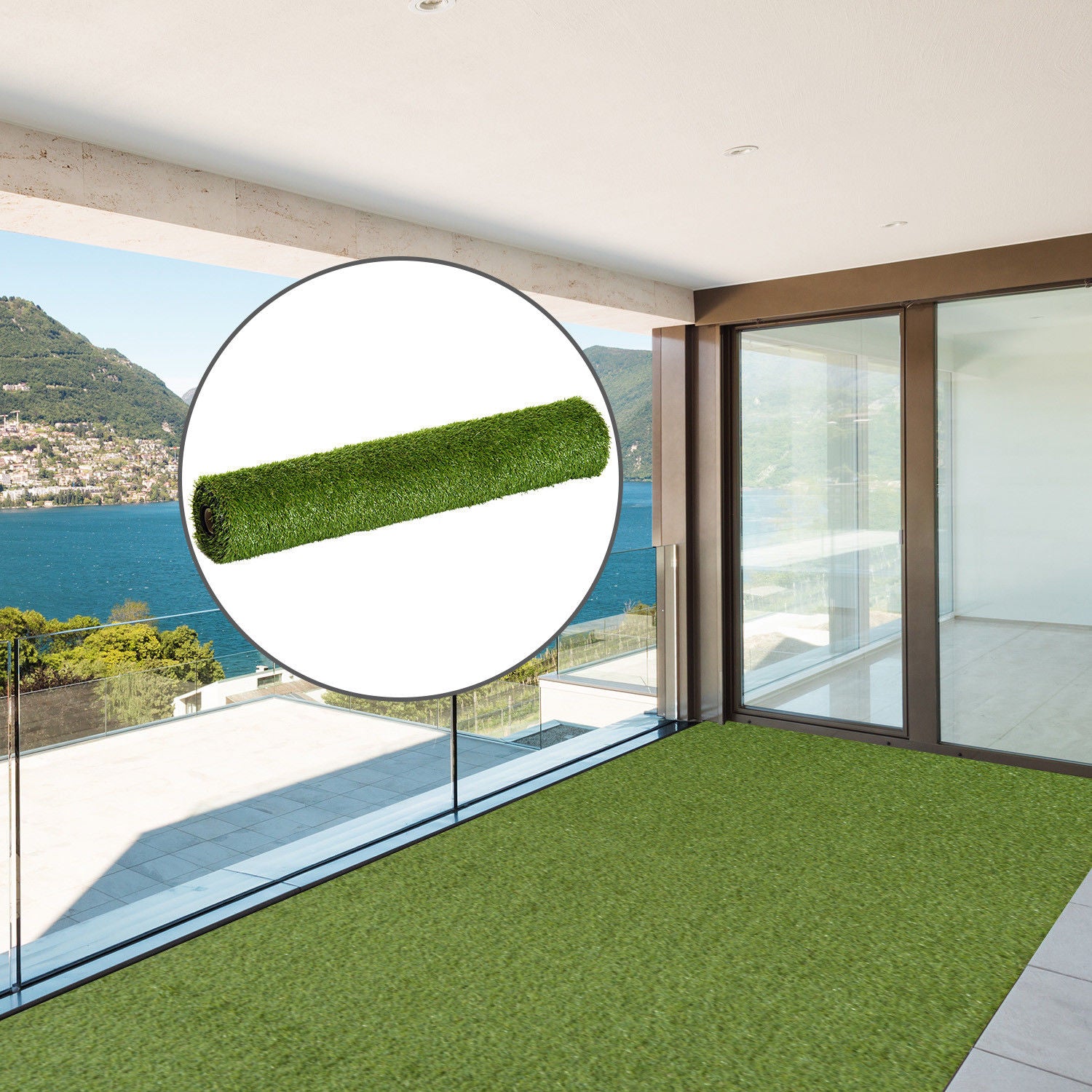 Relva Artificial 300x100x2,5 cm Verde - Realista e Durável