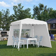 Tenda Dobrável – 240x240x250 cm – Branca – Aço e Tecido Oxford