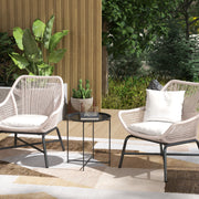 Mesa Auxiliar Redonda Ø46x50 cm - Cor Preto