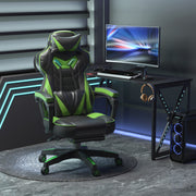 Cadeira Ergonômica Gaming Verde e Preto 65x70x118.5-126.5 cm