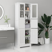 Armário de Casa de Banho Moderno 60x30x170,5 cm - Branco