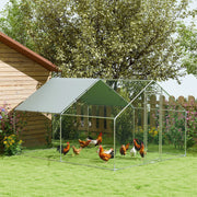 Galinheiro Exterior 300x340x190 cm - Prata