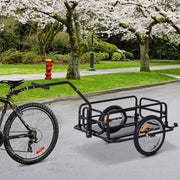 Reboque de Carga para Bicicleta 155x71,5x77 cm - Preto