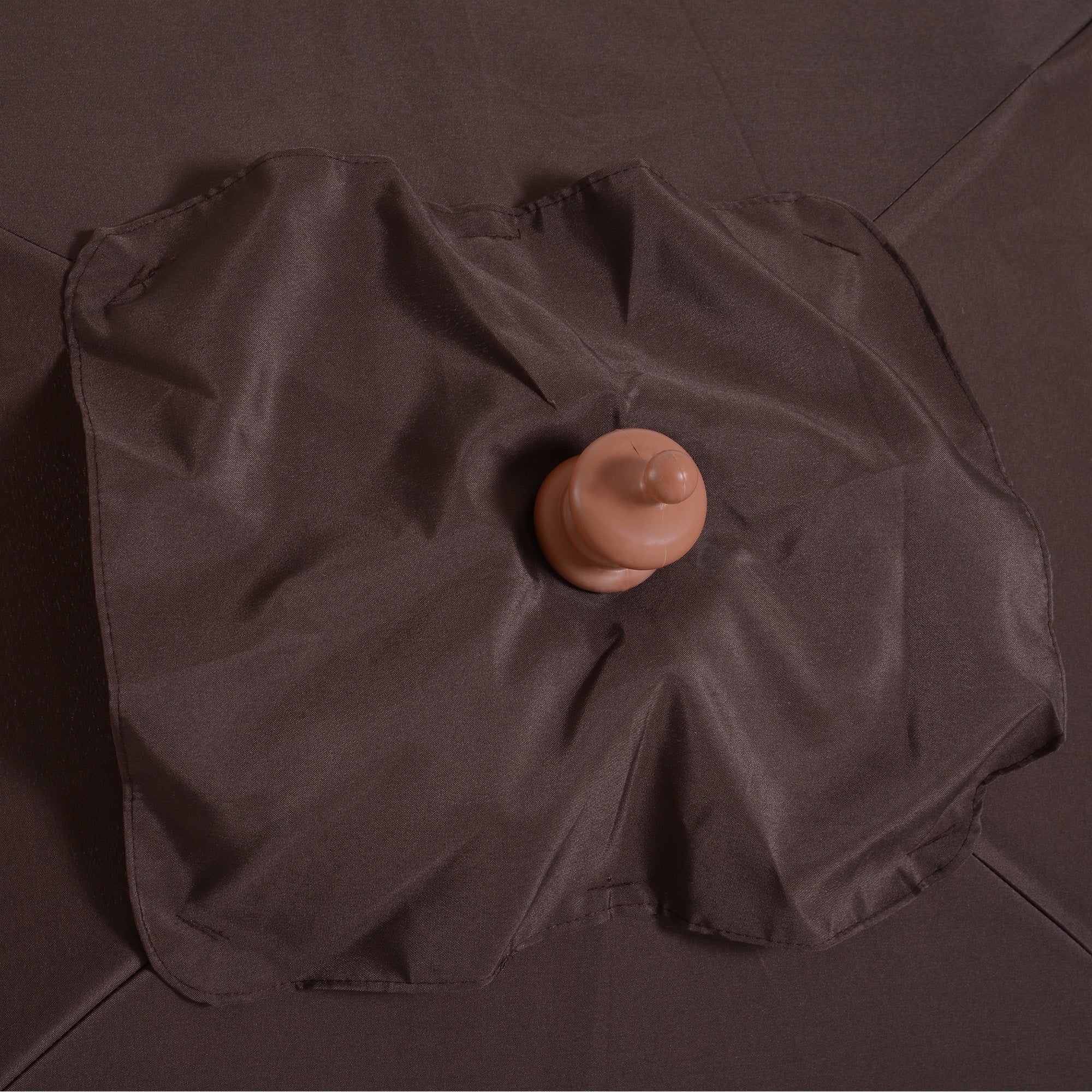 Chapéu de Sol Retangular Marrom 200x150x230 cm