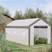 Estufa de Jardim 600x300x280 cm - Cor Branco