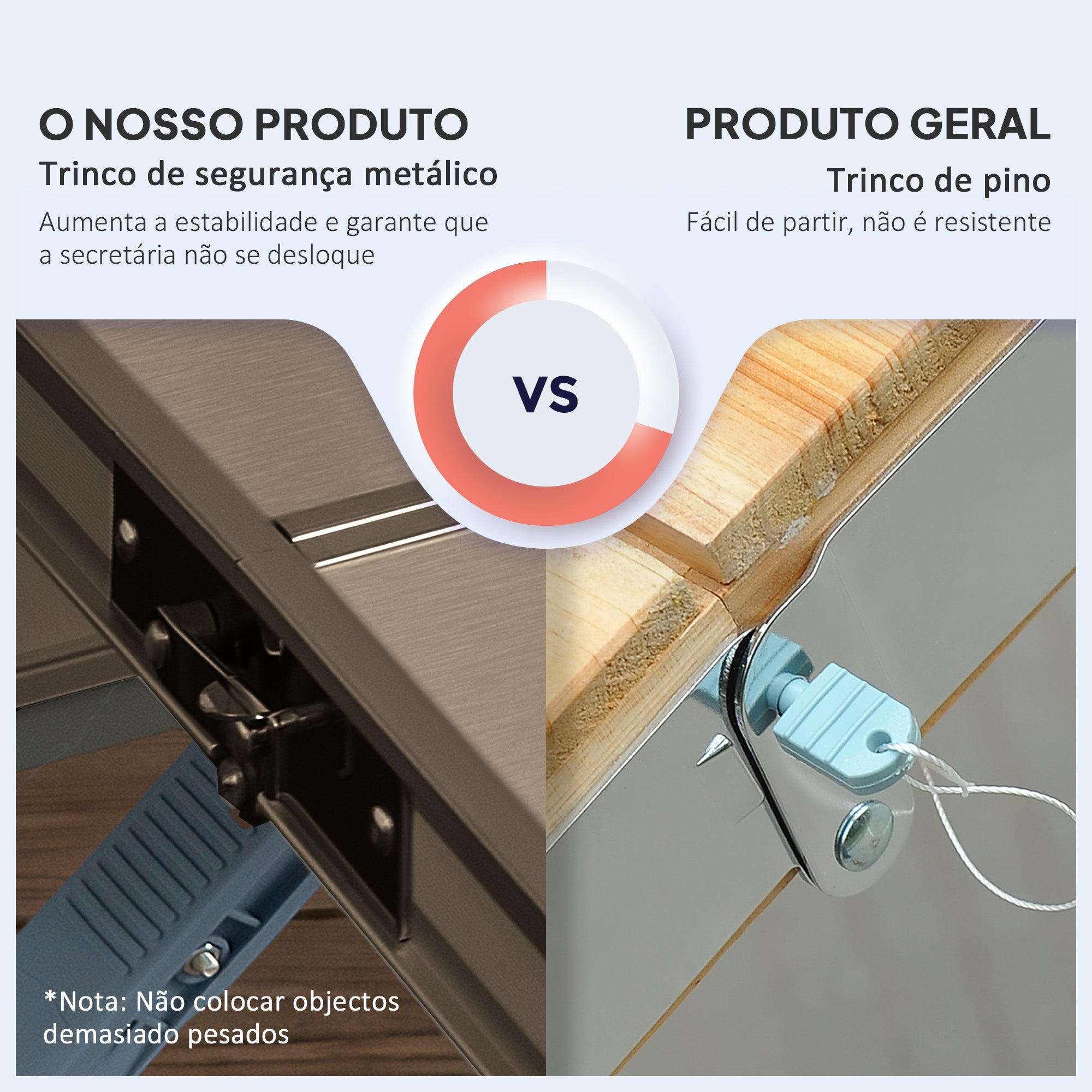 Mesa de Campismo Dobrável 136x85,5x66 cm - Prata