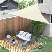Vela de Sombra Retangular 400x600 cm Cor Creme Branco