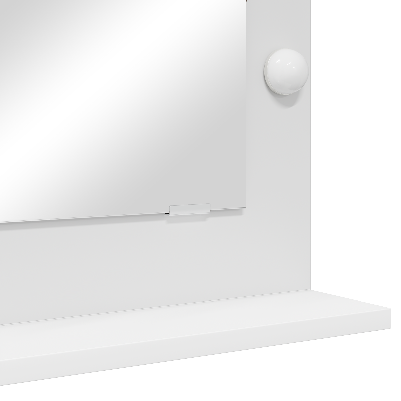 Espelho de Vaidade com luzes de tira LED Branco 70 x 50 x 18 cm